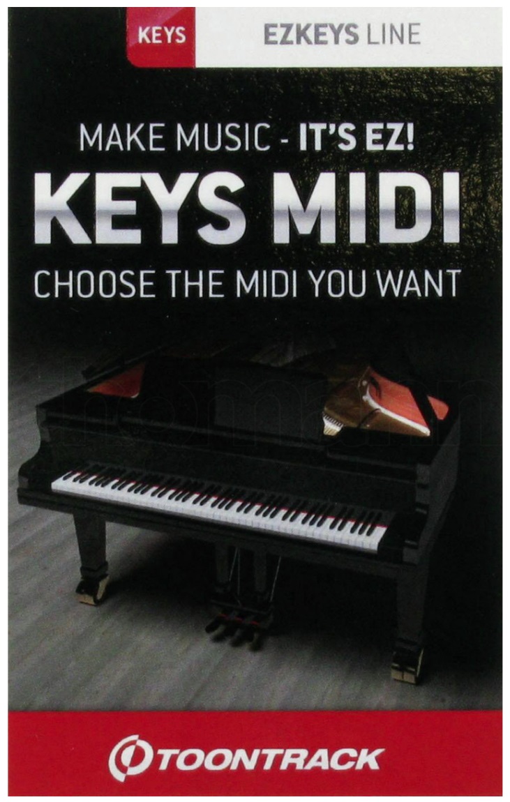 Toontrack EZkeys MIDI Pack (Choice of Any Keys Pack)